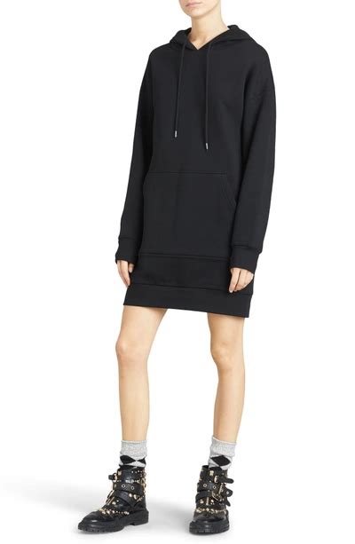 burberry cardeiver jersey sweatshirt dress|B Jersey Dress in Silver/black .